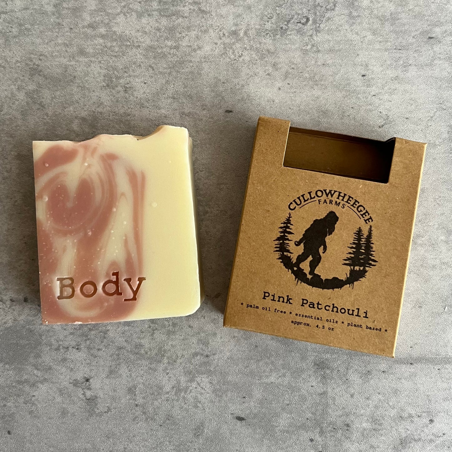 Cullowheegee Farms Pink Patchouli Soap