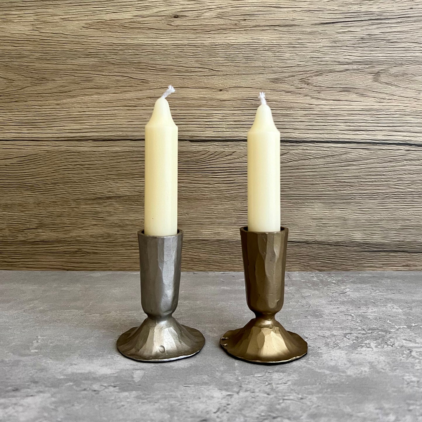 Small Metal Taper Candle Holder