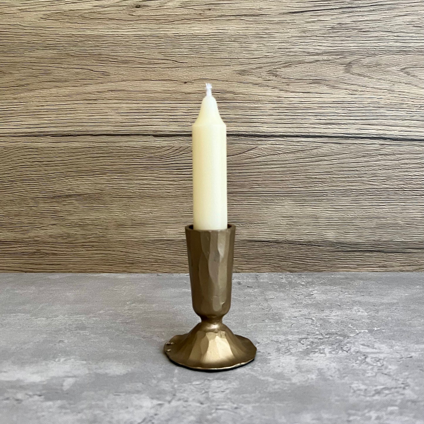 Small Metal Taper Candle Holder