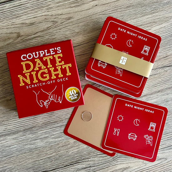 Couple's Date Night Scratch Off Cards
