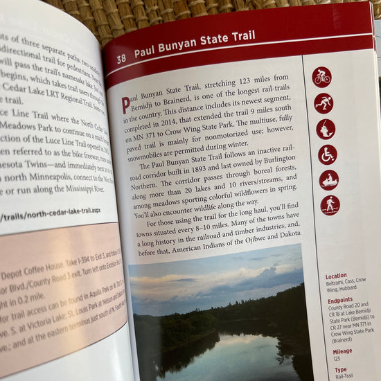 Load image into Gallery viewer, Rail-Trails Minnesota by Wilderness Press

