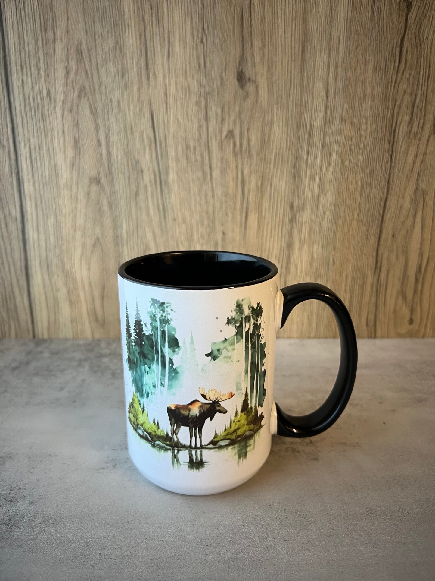 Watercolor Moose Mug